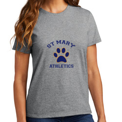 LADIES Essential T Shirt, StMaryPaw_BlueYellowPaw