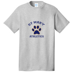  ADULT Shirt Short Sleeve, StMaryPaw_BlueYellowPaw